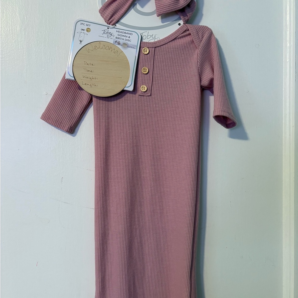 Cozy newborn welcome home Pajamas in Pink